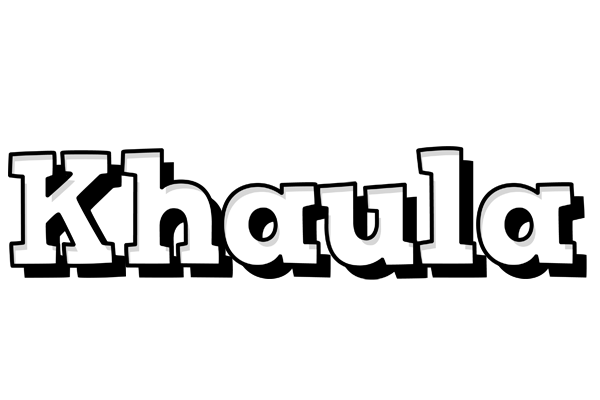 Khaula snowing logo