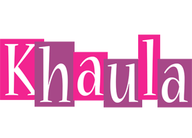 Khaula whine logo