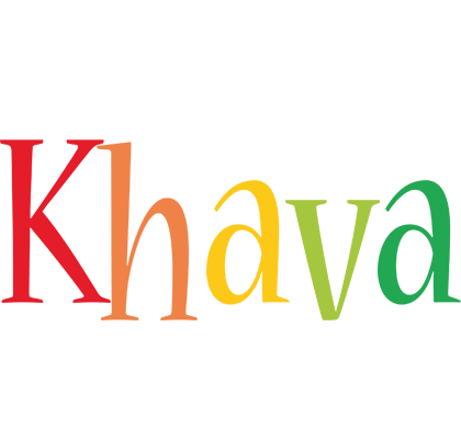 Khava birthday logo