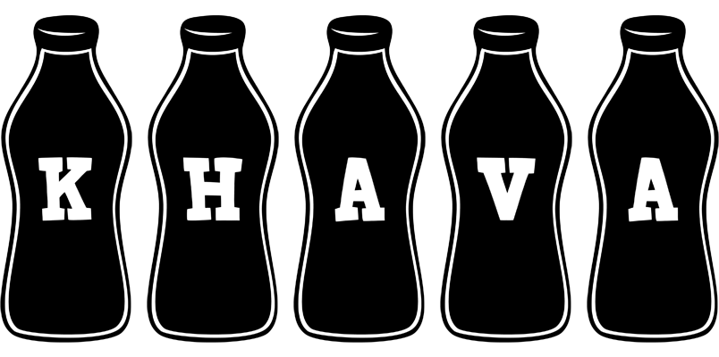 Khava bottle logo