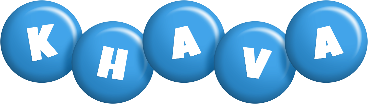 Khava candy-blue logo