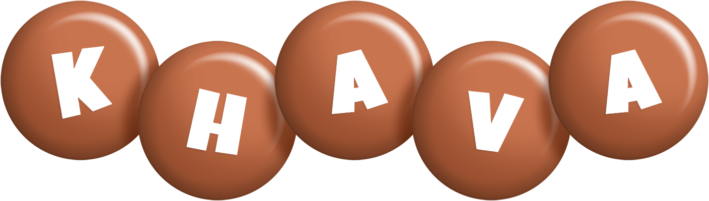 Khava candy-brown logo