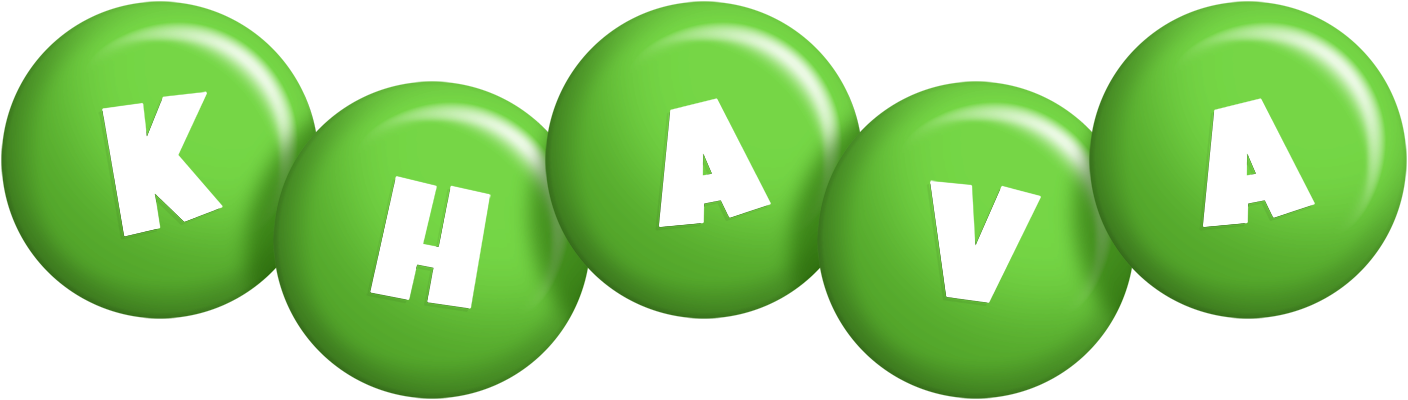 Khava candy-green logo