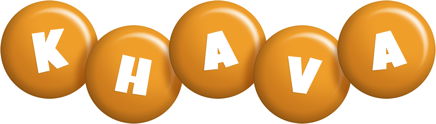 Khava candy-orange logo