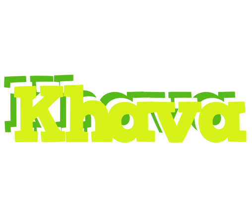 Khava citrus logo
