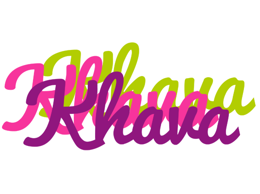 Khava flowers logo
