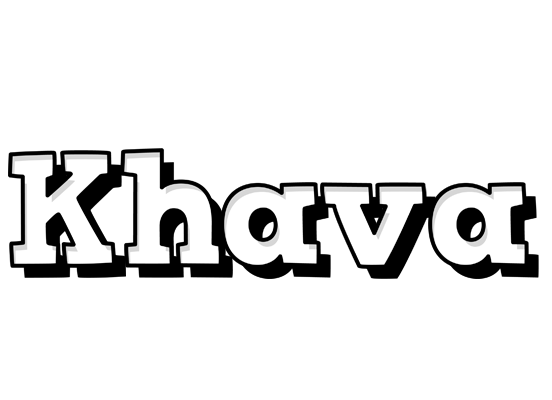 Khava snowing logo