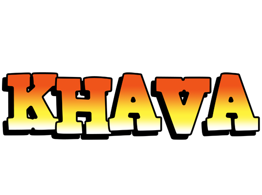 Khava sunset logo