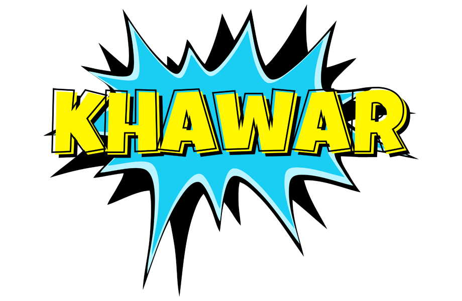 Khawar amazing logo