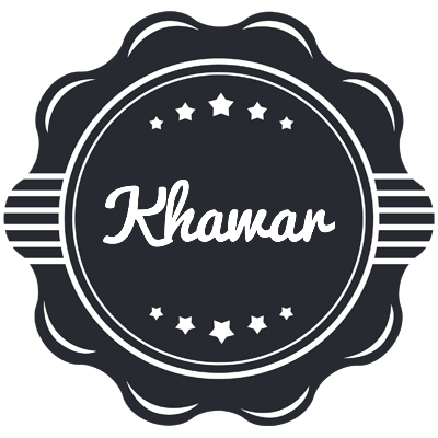 Khawar badge logo
