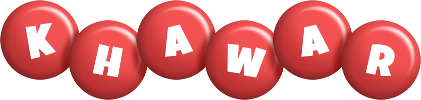 Khawar candy-red logo