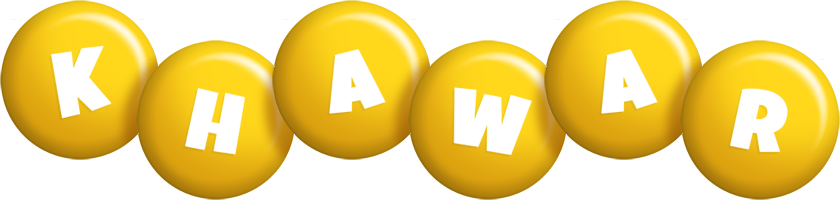 Khawar candy-yellow logo