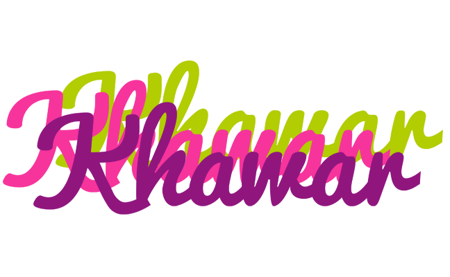 Khawar flowers logo