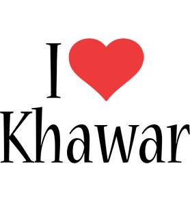 Khawar i-love logo