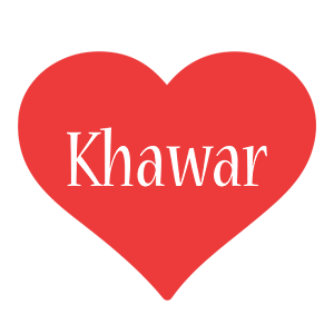 Khawar love logo