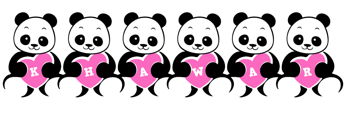 Khawar love-panda logo