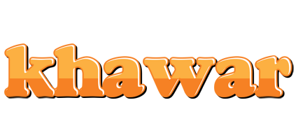 Khawar orange logo