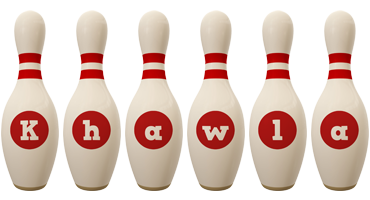 Khawla bowling-pin logo