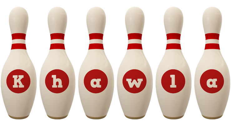Khawla bowling-pin logo