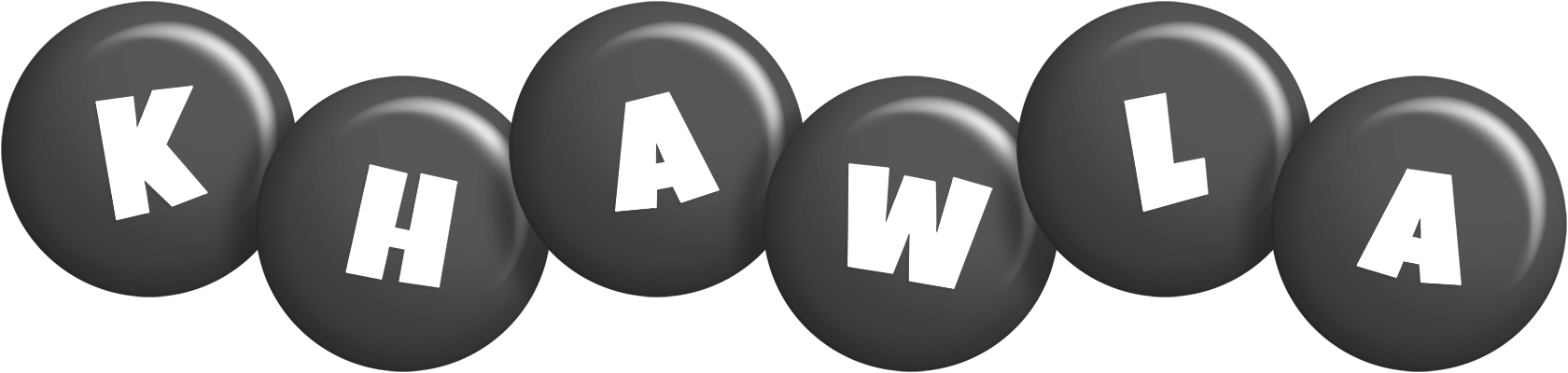 Khawla candy-black logo