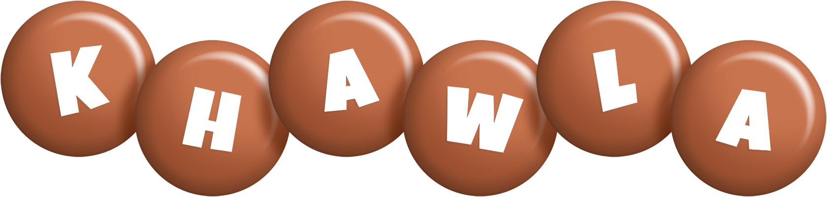 Khawla candy-brown logo