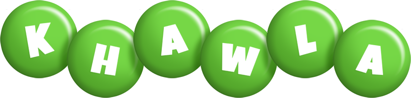 Khawla candy-green logo