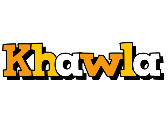 Khawla cartoon logo