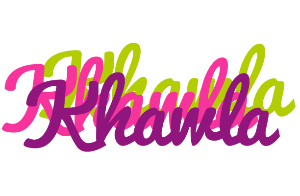 Khawla flowers logo