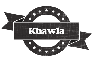 Khawla grunge logo