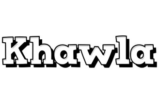 Khawla snowing logo