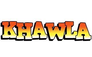 Khawla sunset logo