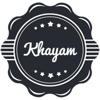 Khayam badge logo