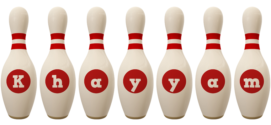 Khayyam bowling-pin logo