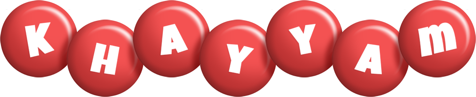 Khayyam candy-red logo