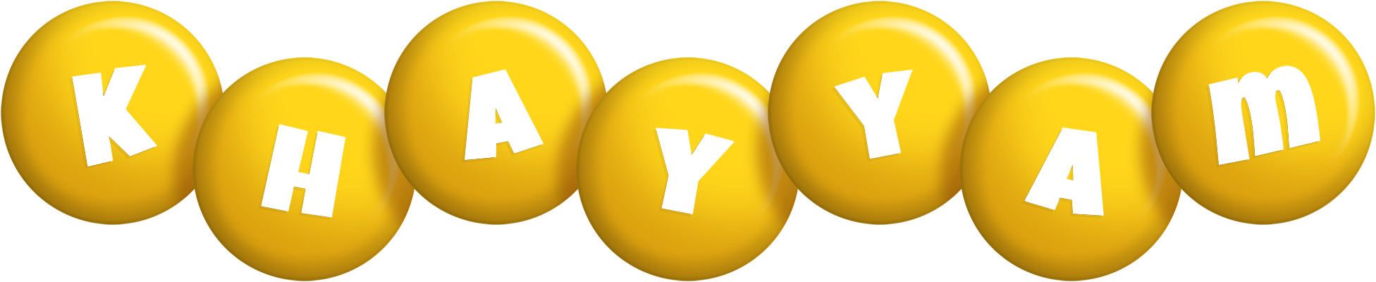 Khayyam candy-yellow logo