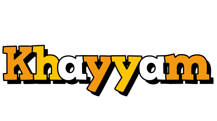 Khayyam cartoon logo