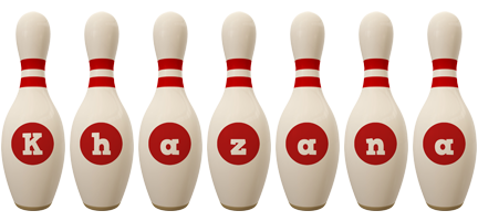 Khazana bowling-pin logo