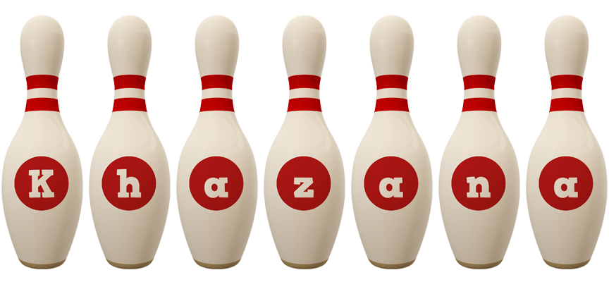 Khazana bowling-pin logo