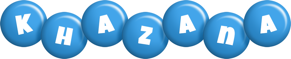 Khazana candy-blue logo