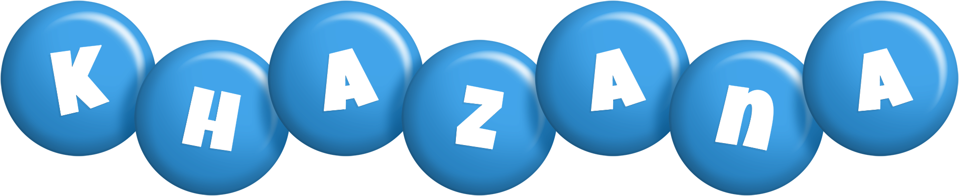Khazana candy-blue logo