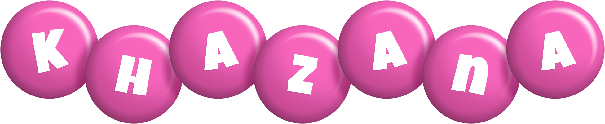 Khazana candy-pink logo