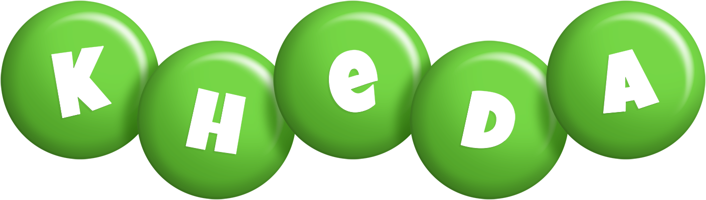 Kheda candy-green logo