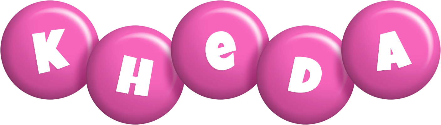 Kheda candy-pink logo