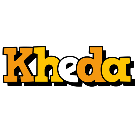 Kheda cartoon logo