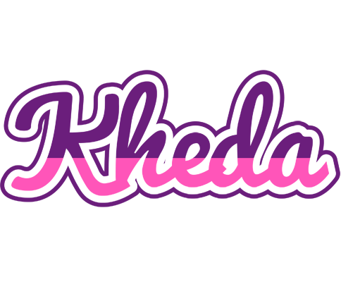 Kheda cheerful logo
