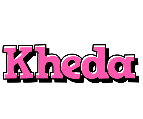 Kheda girlish logo