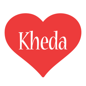 Kheda love logo