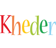 Kheder birthday logo