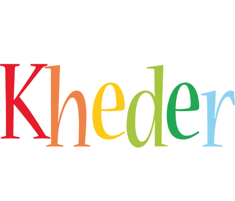 Kheder birthday logo