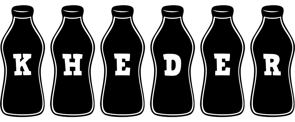Kheder bottle logo